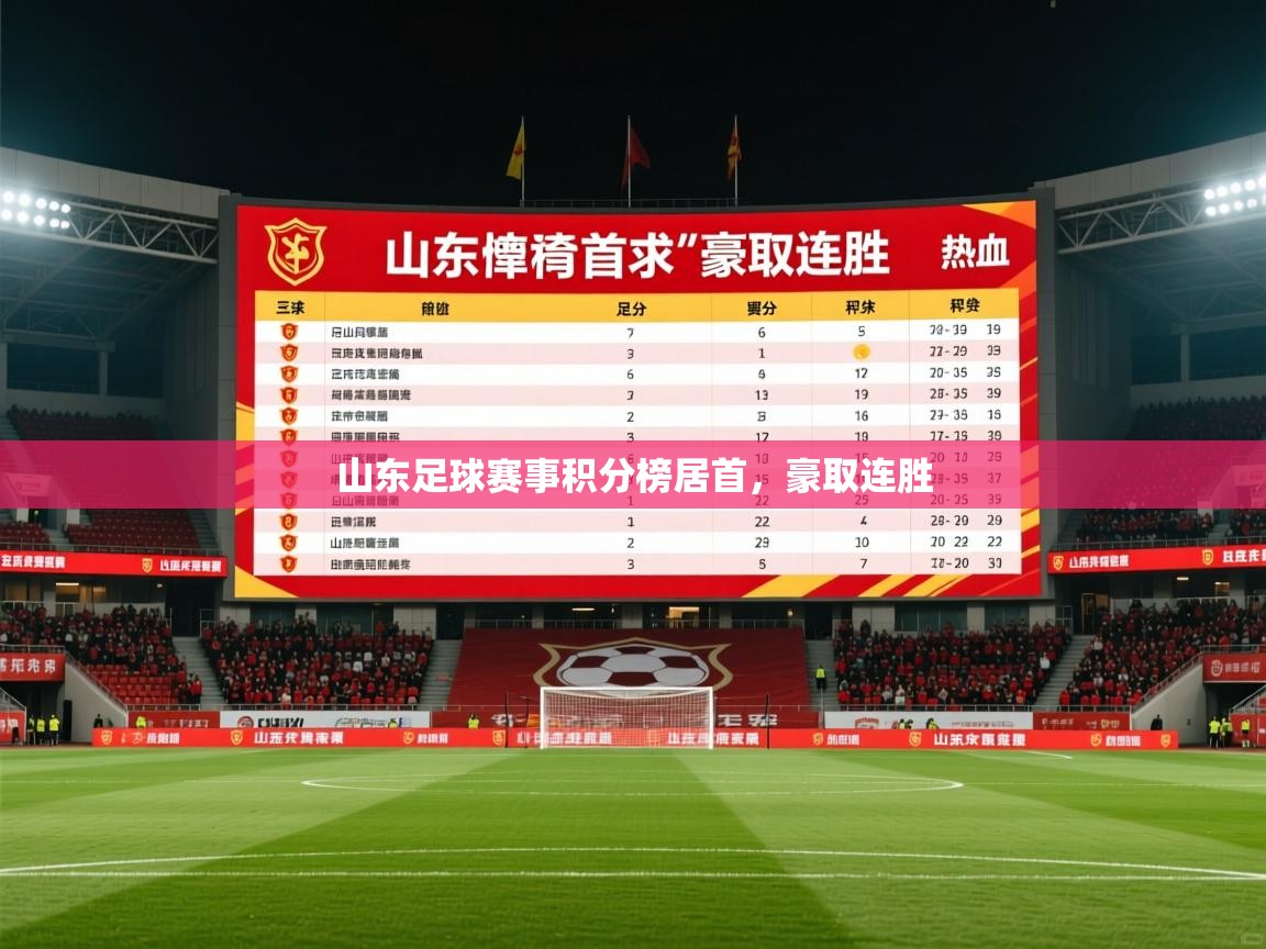 2025 完美体育官网山东足球赛事积分榜居首，豪取连胜  第2张