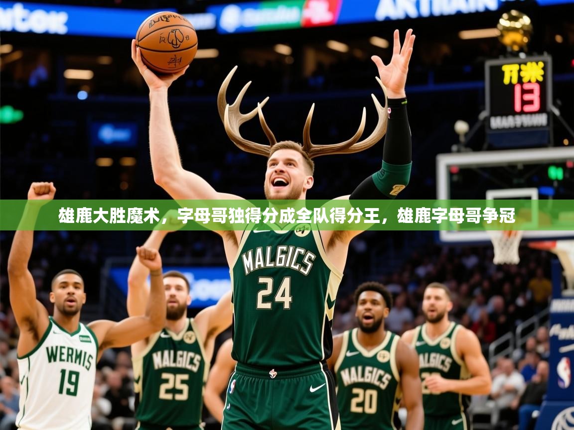 2025 完美体育雄鹿大胜魔术，字母哥独得分成全队得分王，雄鹿字母哥争冠  第2张