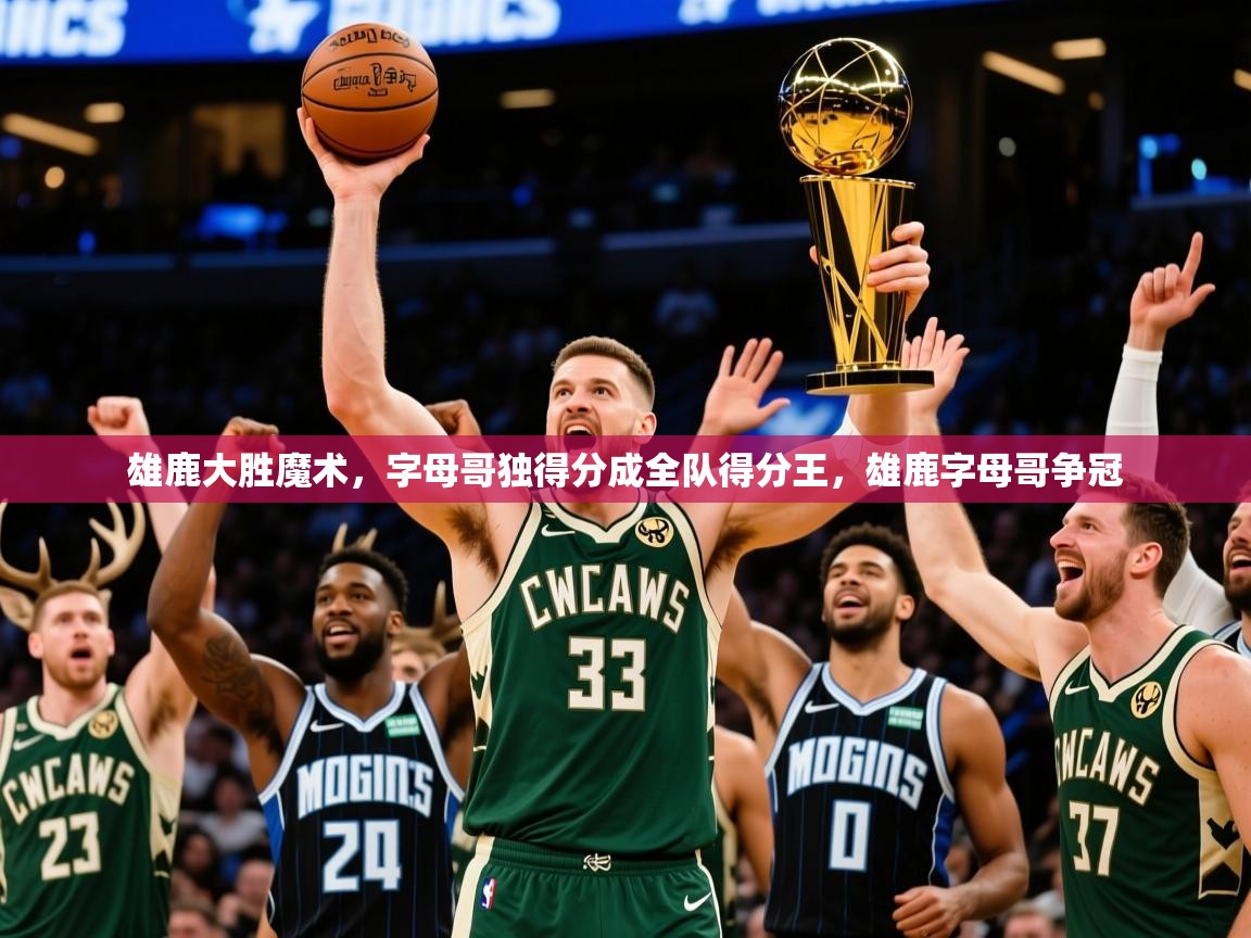 2025 完美体育雄鹿大胜魔术，字母哥独得分成全队得分王，雄鹿字母哥争冠  第4张